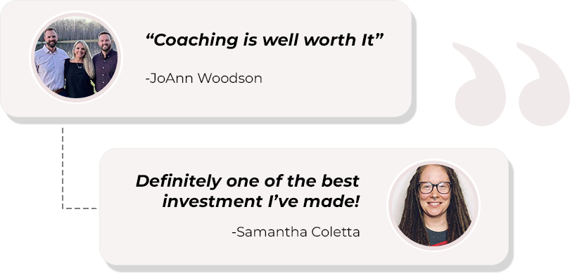 Testimonial JoAnn Woodson and Samantha Coletta